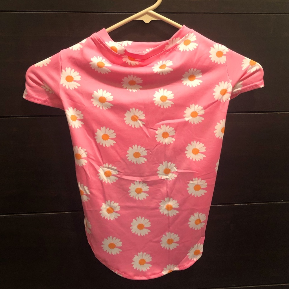 Pink Daisy Dog Shirt